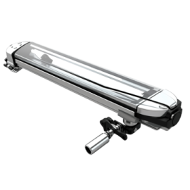 an image of a chrome toilet roll bar