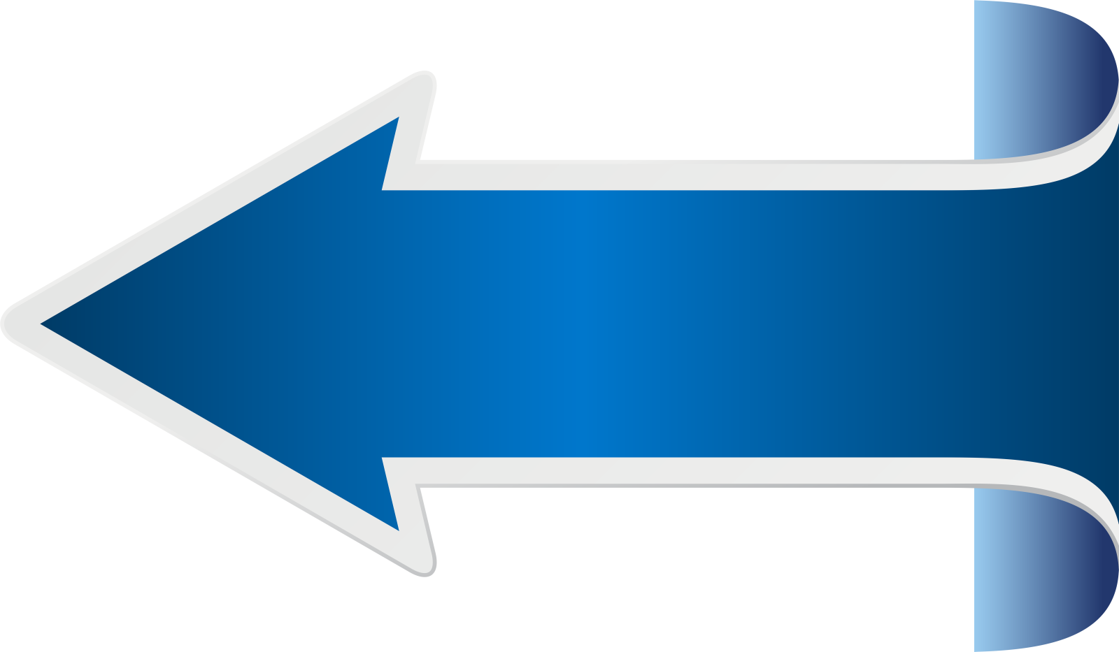 a blue arrow pointing to the right