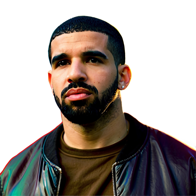 a man with a beard wearing a leather jacket