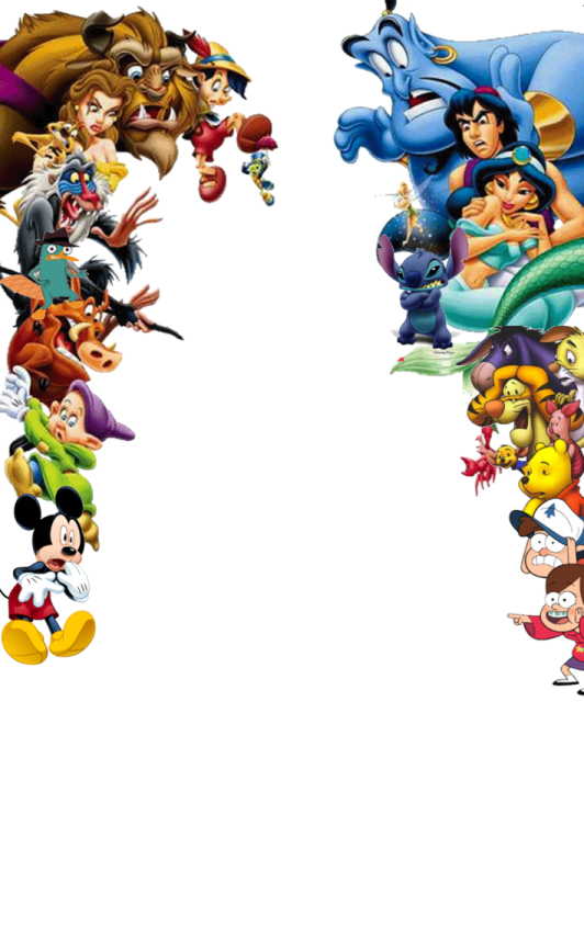 the world of disney characters