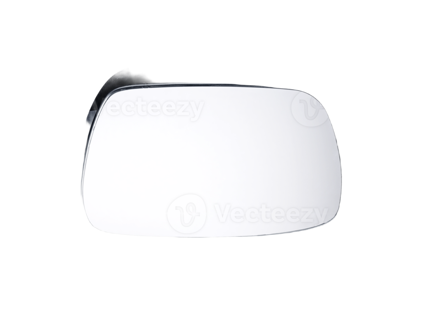 a side view mirror on a white background