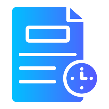 an image of a document with a button