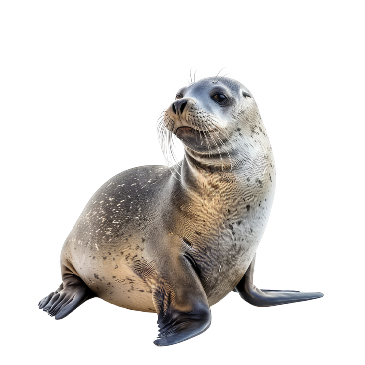 A seal on a white background