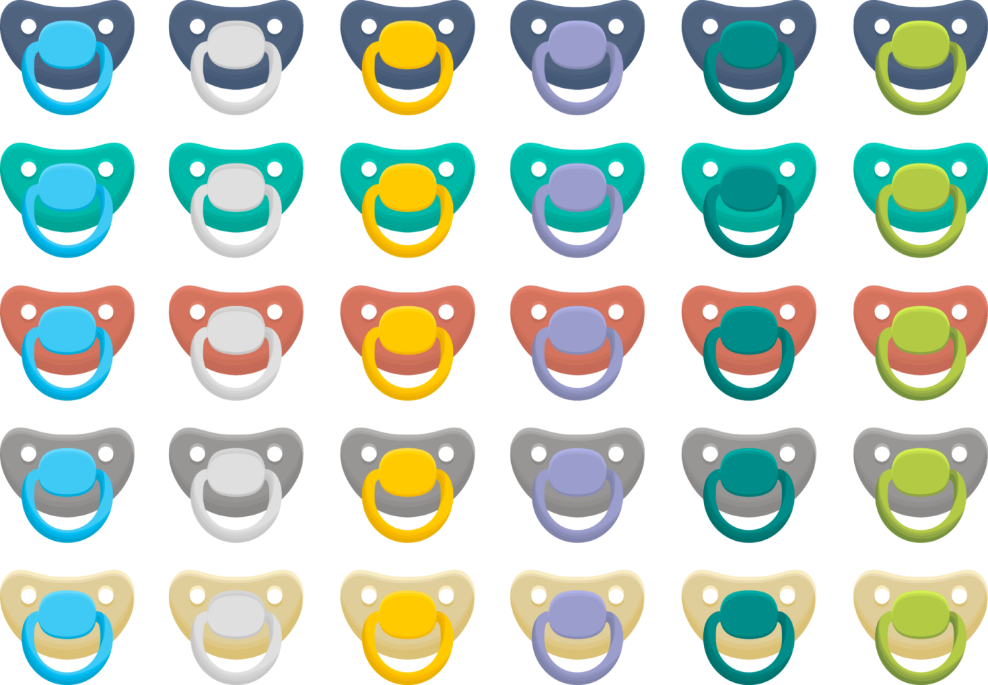 a variety of different colored masks