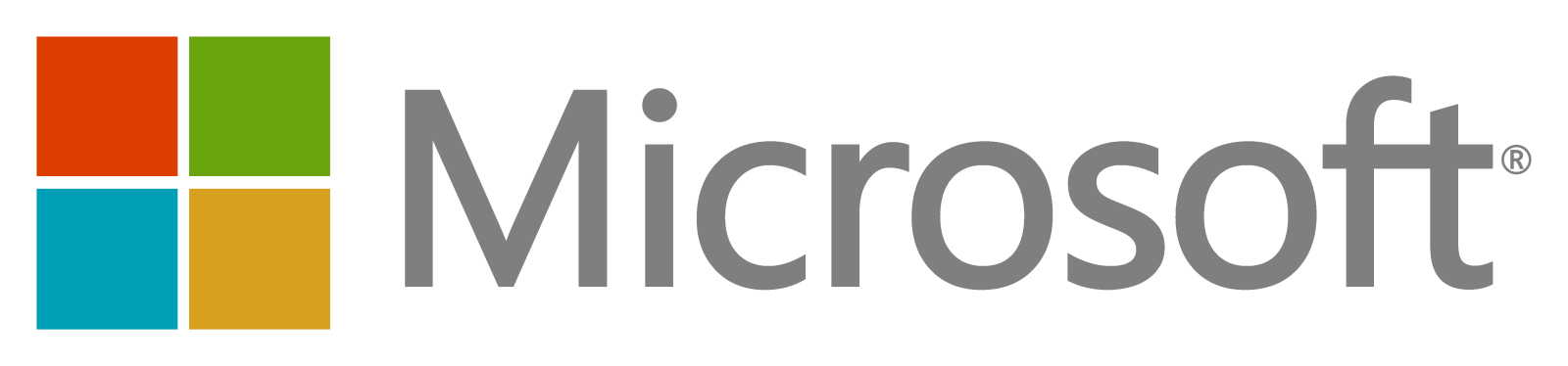 the microsoft logo on a white background