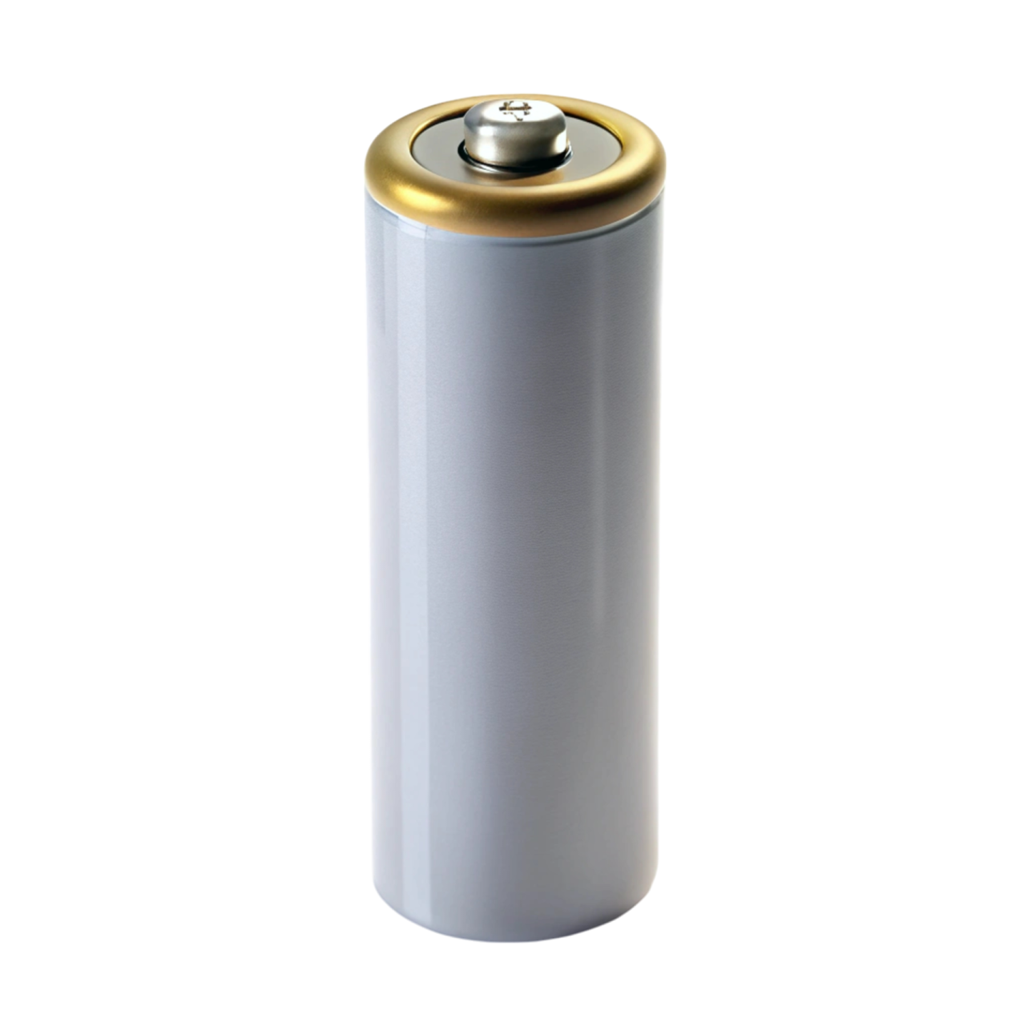 a lithium battery on a white background