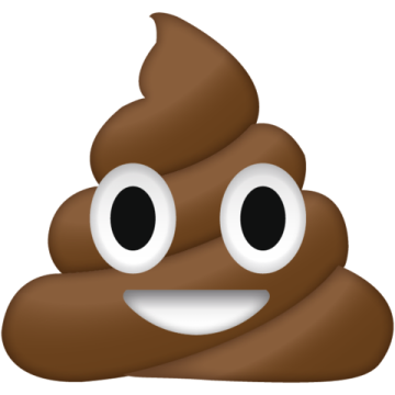 a brown poo with big eyes