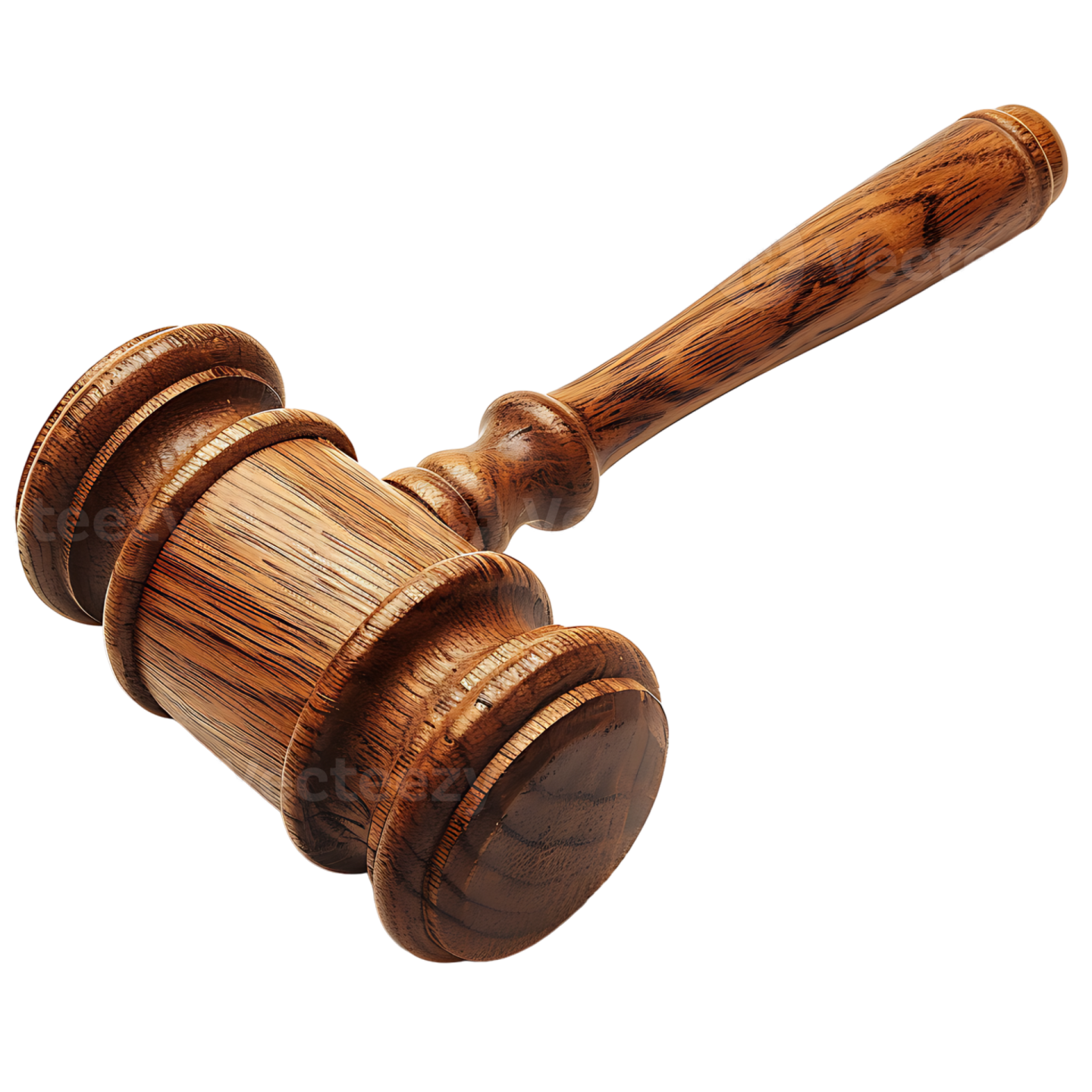 a wooden gavette on a white background