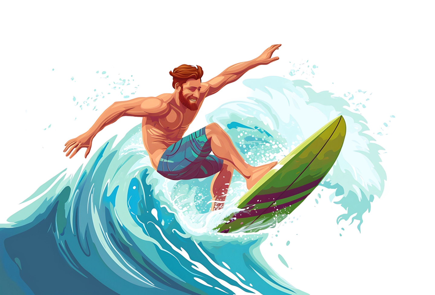 a man surfing on a wave in the ocean