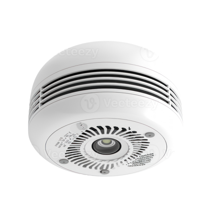 an image of a smoke detector on a white background