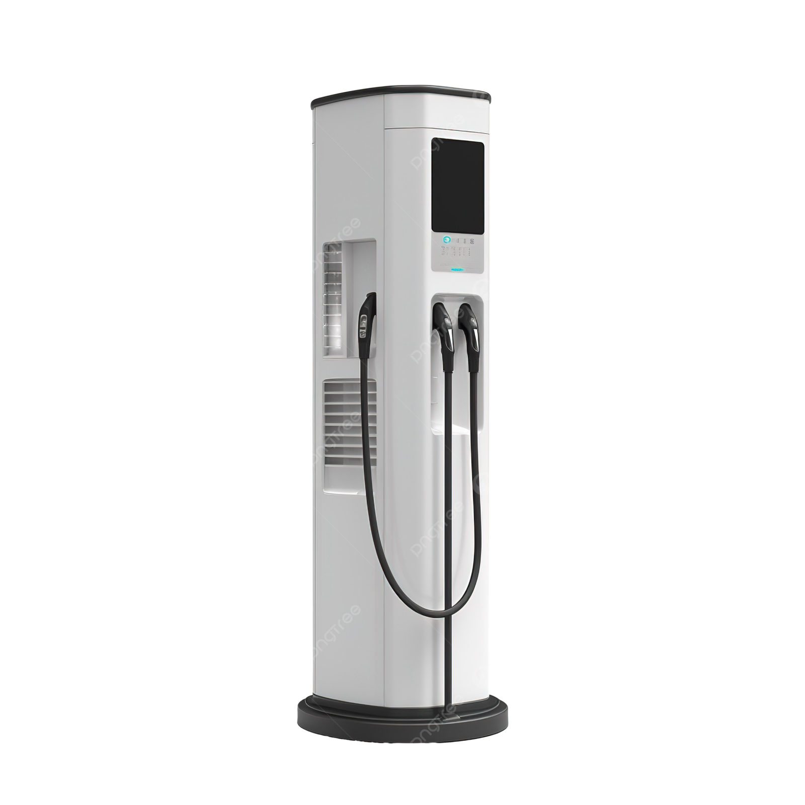 an electric car charger with a charging station