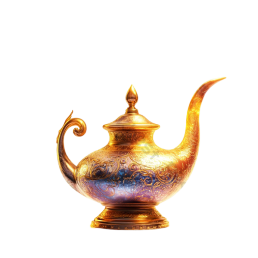 a gold - plated teapot and cover