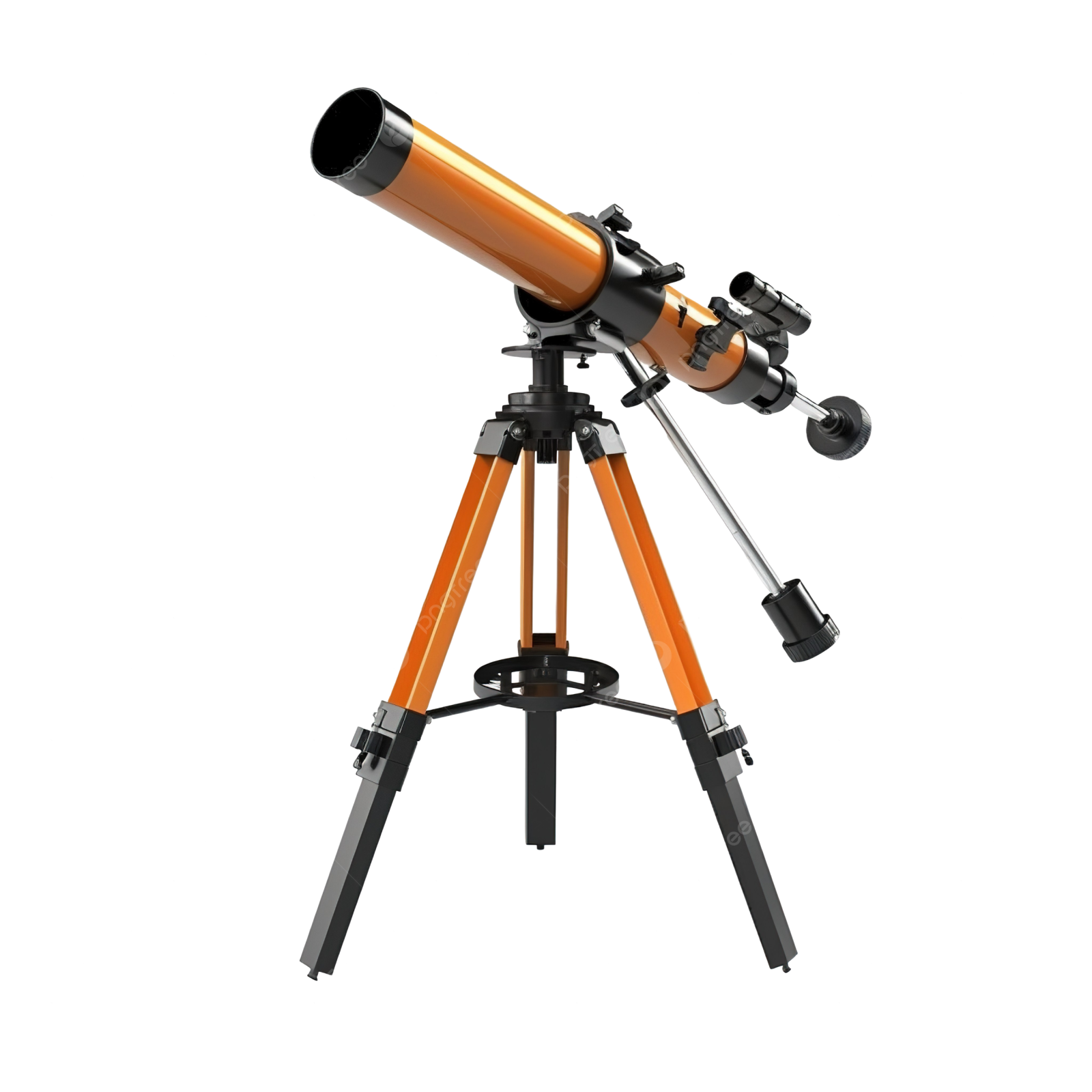 a telescope on a tripod stand
