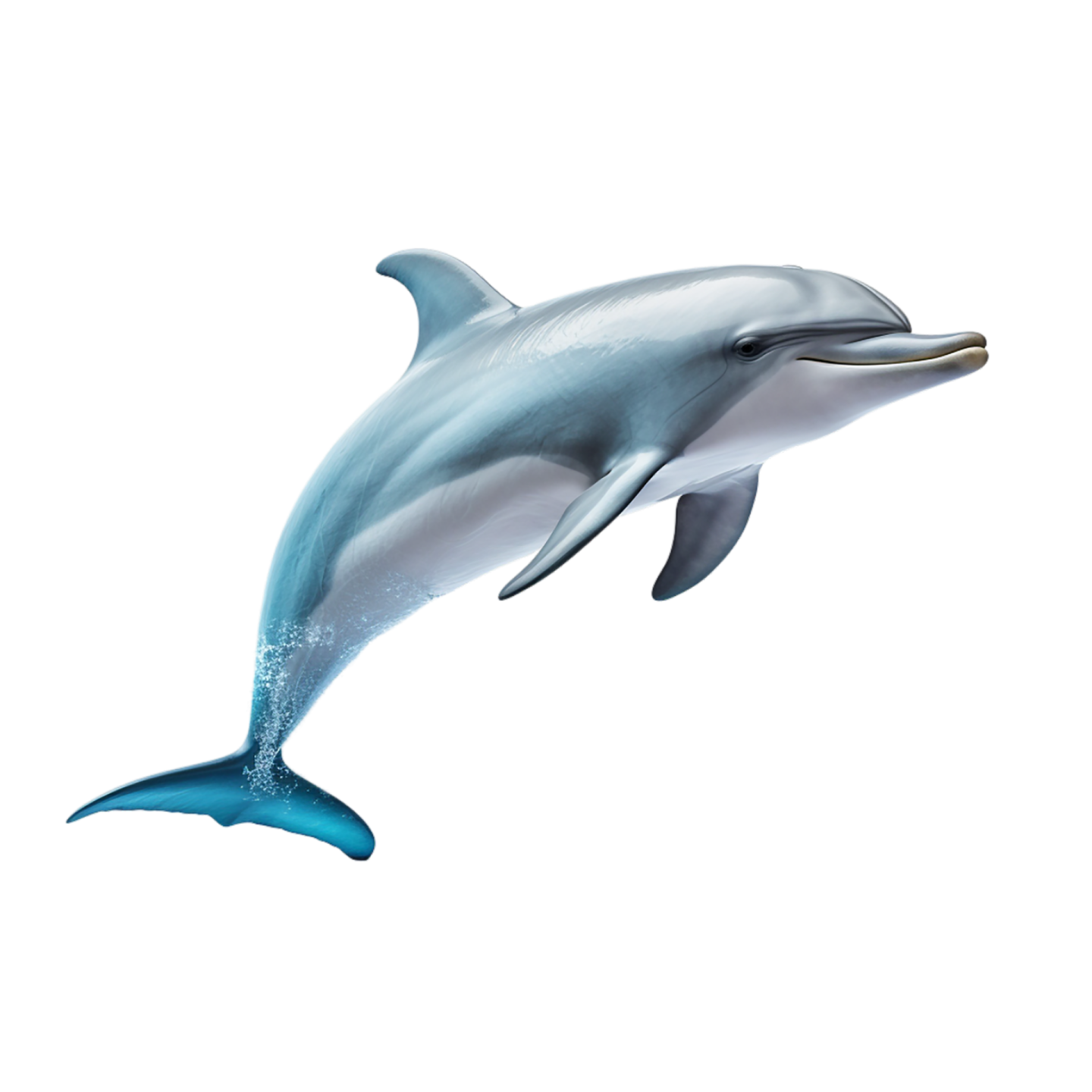 a dolphin jumping out of the water
