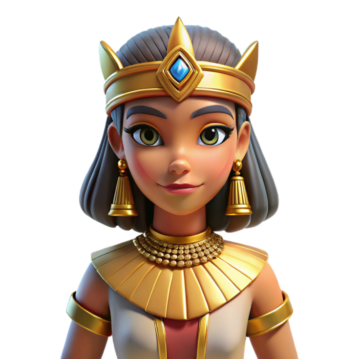 an image of a woman in egyptian costume