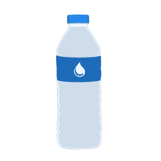a bottle of water