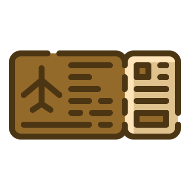 a suitcase with an arrow on it