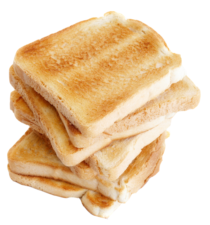 a stack of four grilled toasted sandwiches