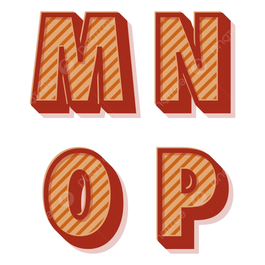 a set of three letters that spell the word man up