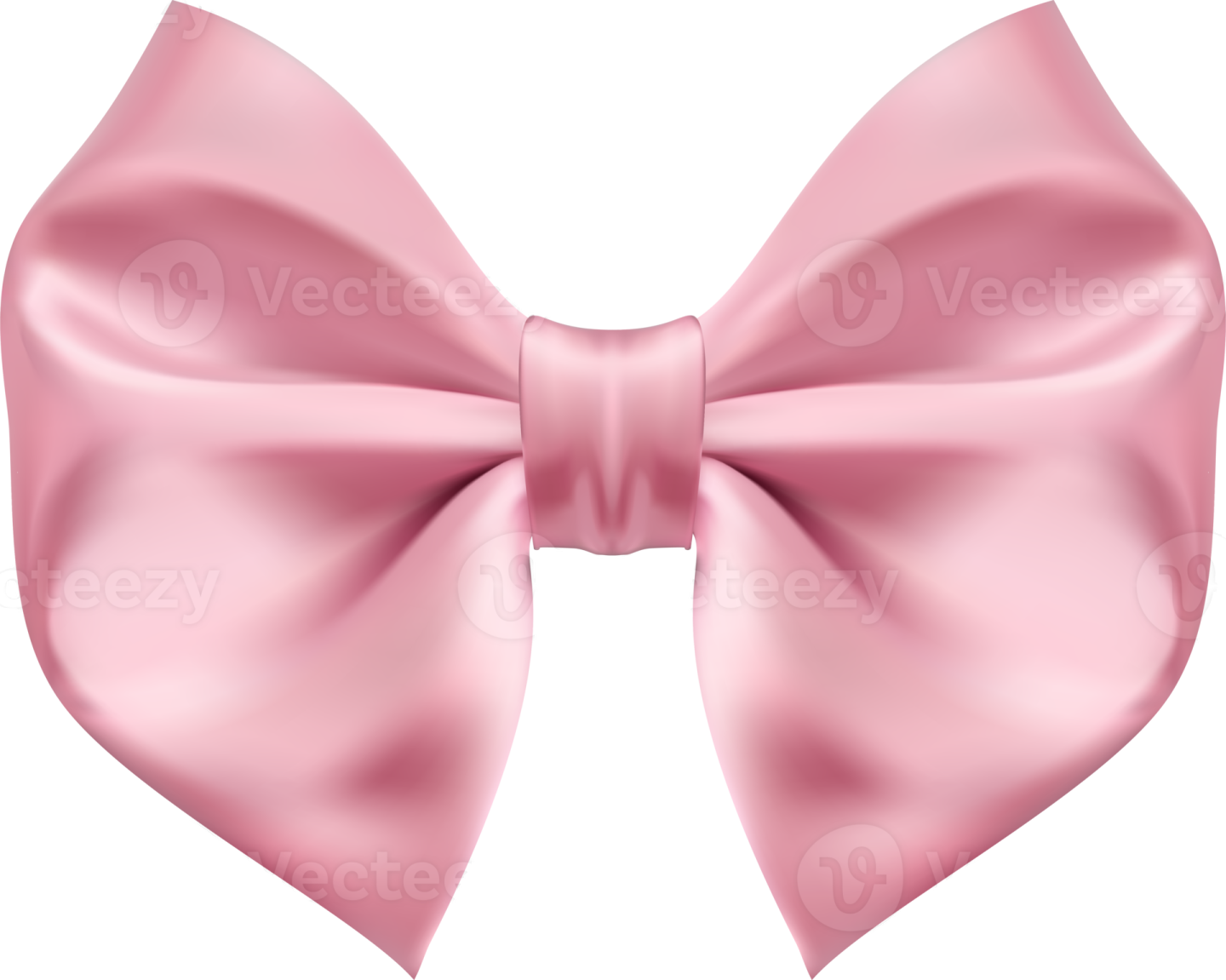 a pink bow on a white background
