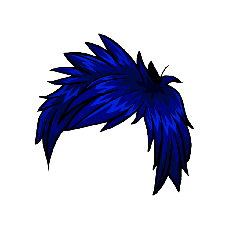 a blue feather on a white background
