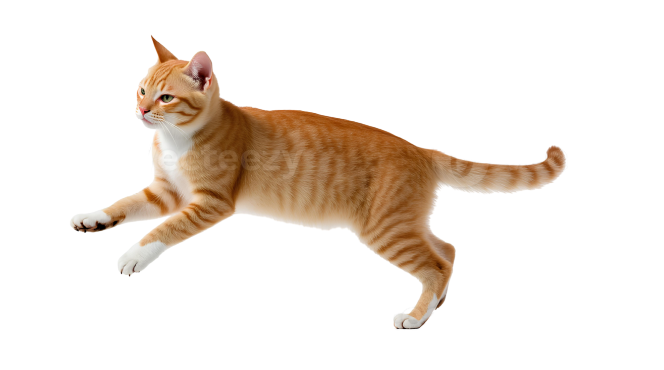 an orange and white cat