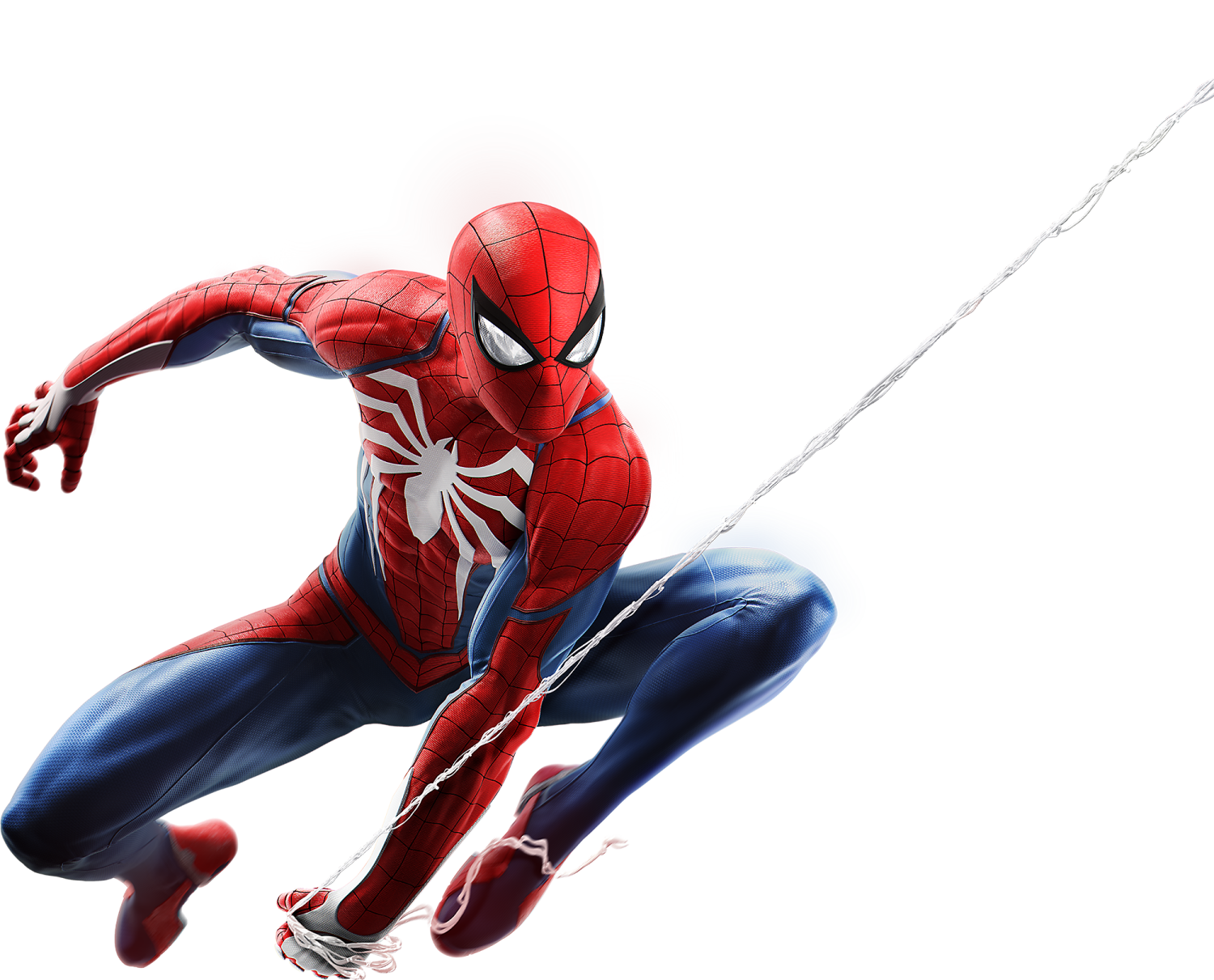 a man in a spider suit is jumping