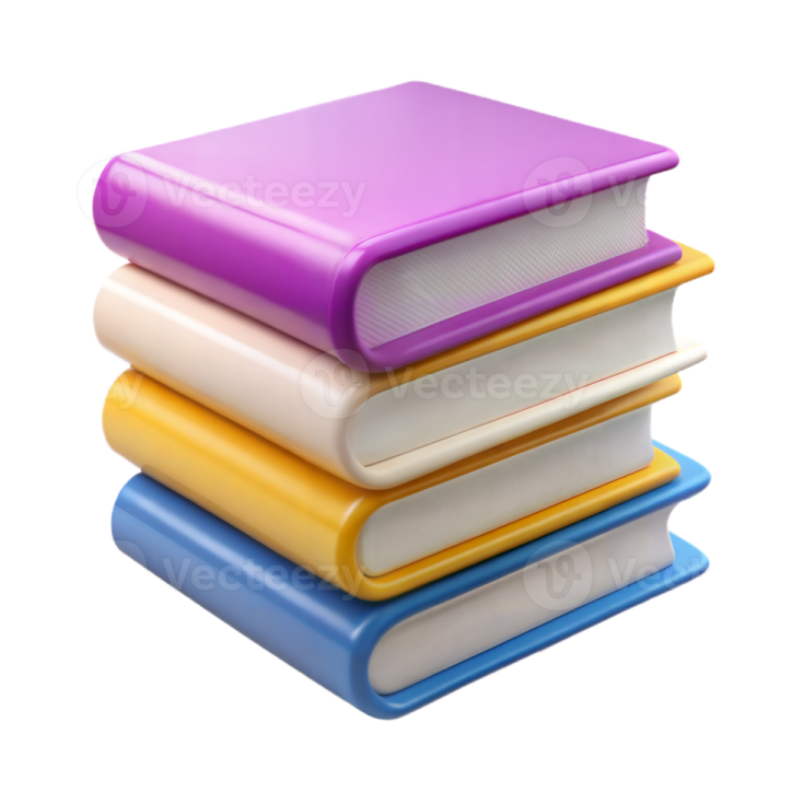a stack of books