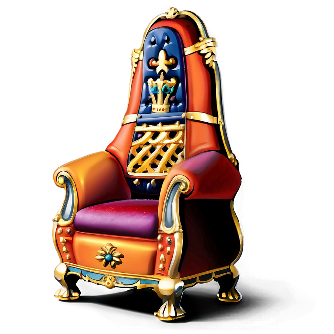 a chair with a skeleton on it's back