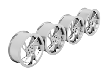 an image of a set of four wheels