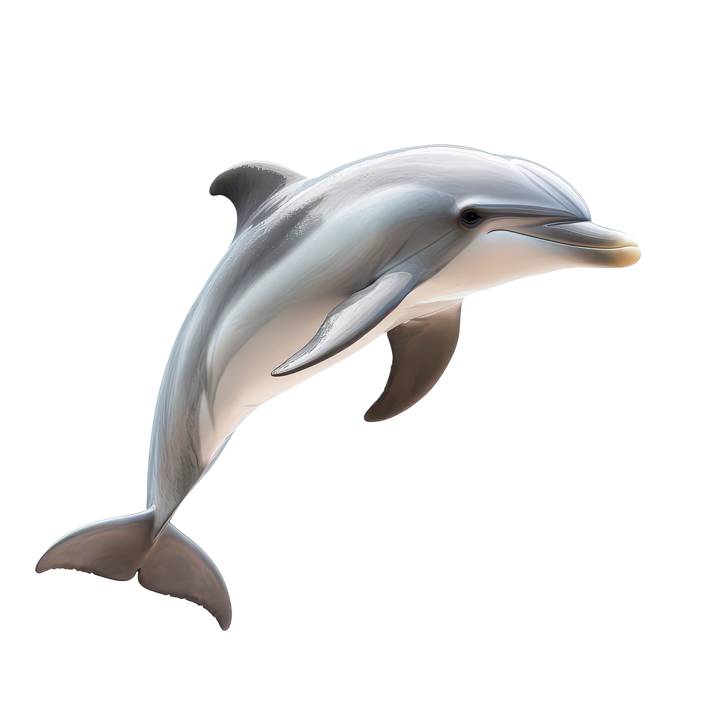 dolphin isolated on a white background