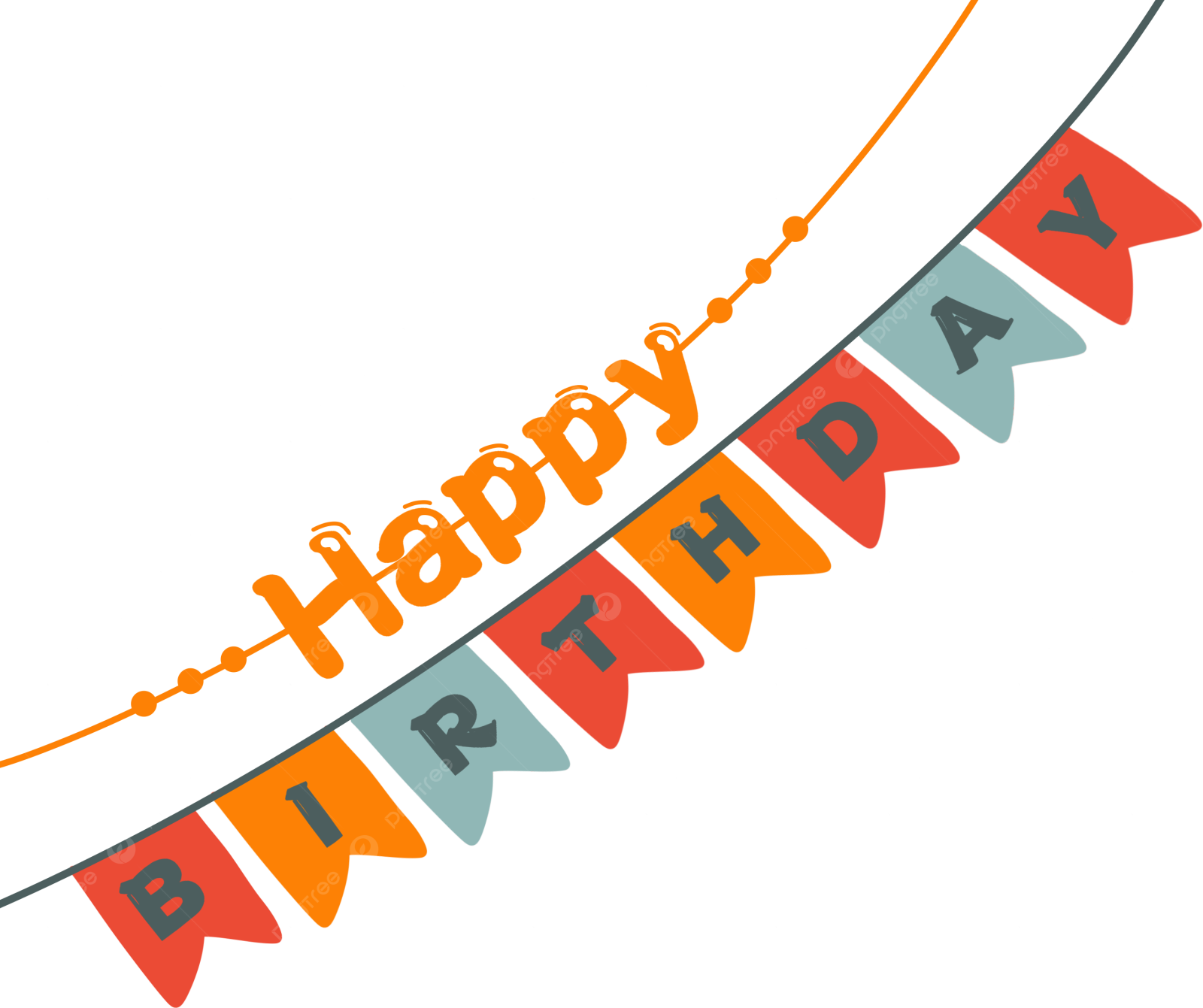 a birthday banner with the words happy birthday