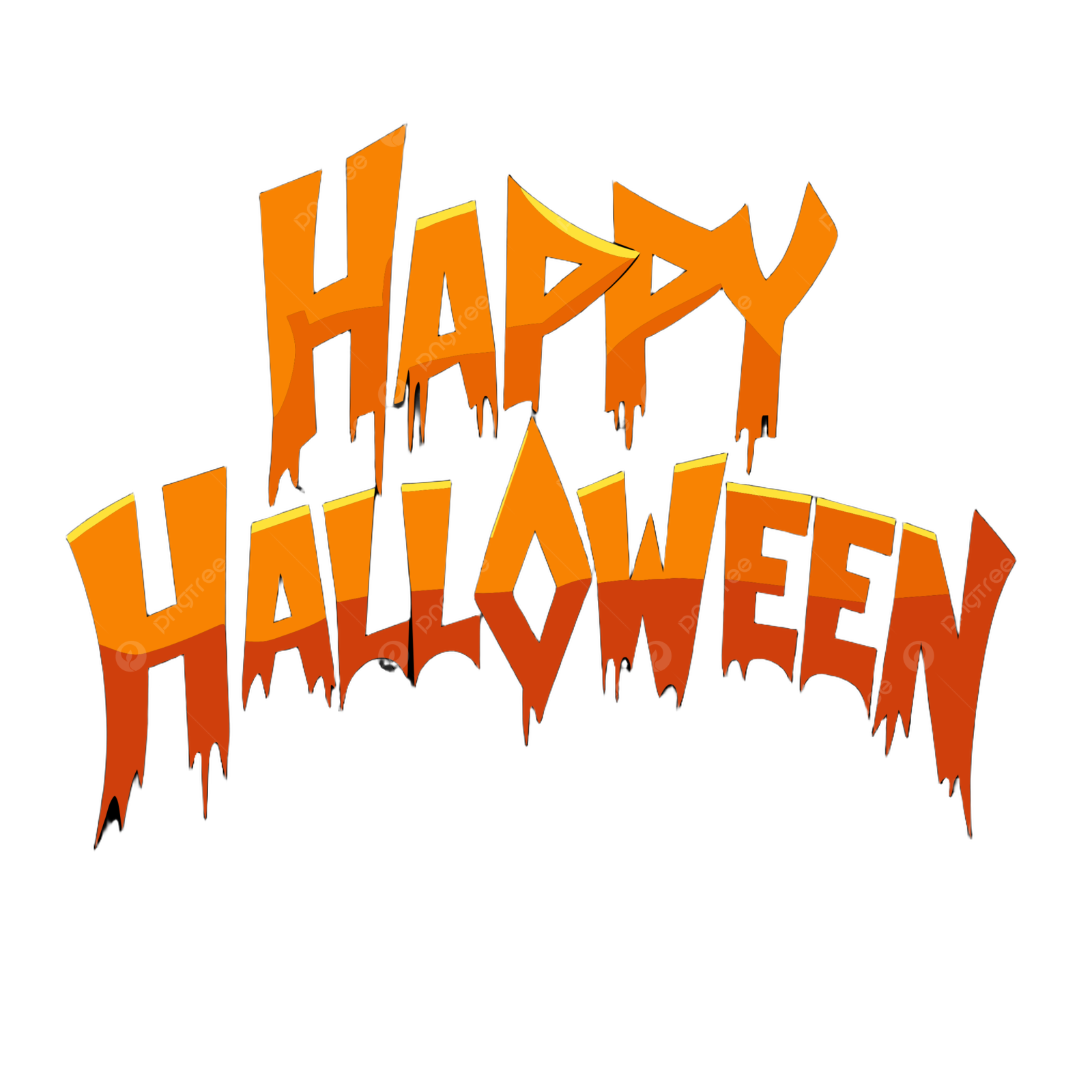 happy halloween text with bats and bats