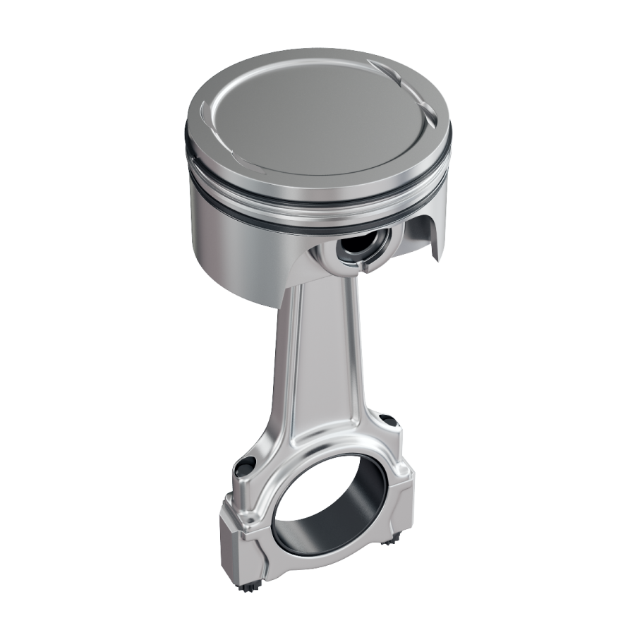 a close up view of the top end of a cylinder