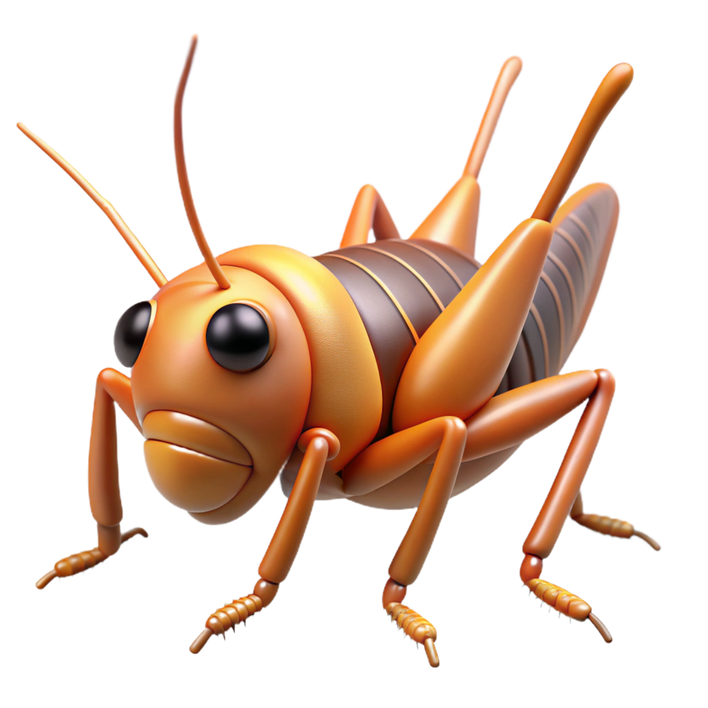 a cartoon insect that is looking at something