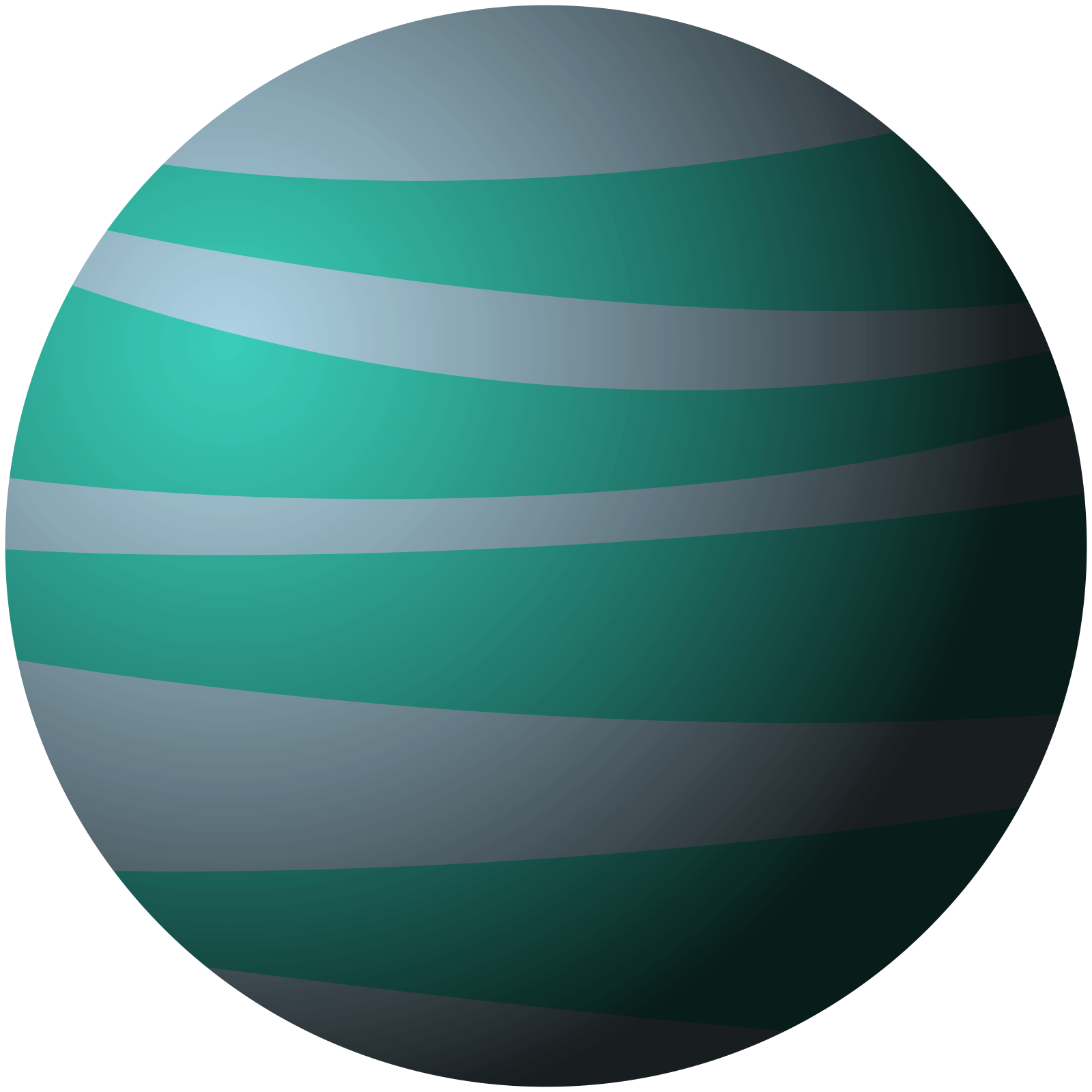 an image of a green and gray sphere