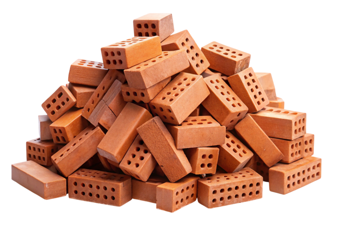 a pile of wooden blocks