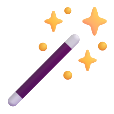 a pencil with stars around it