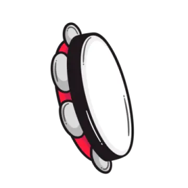an image of a red and white ring