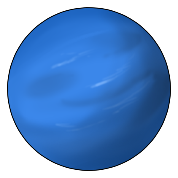 an image of a blue planet