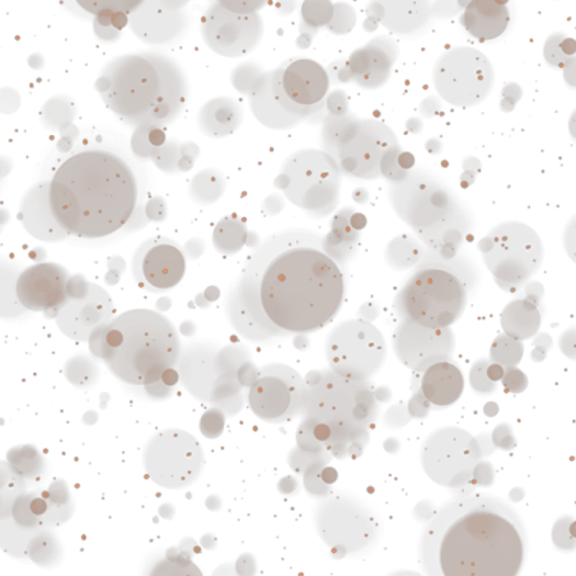 a white background with brown circles