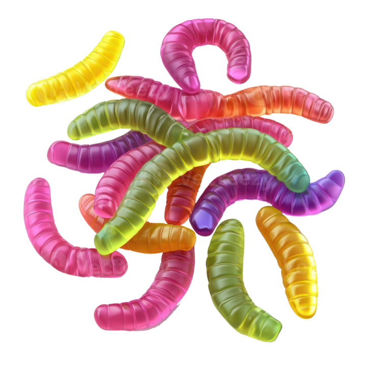 a bunch of worms