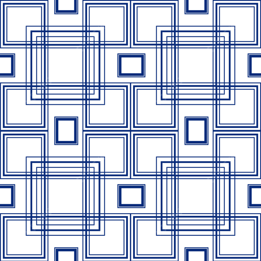 a blue and white geometric pattern