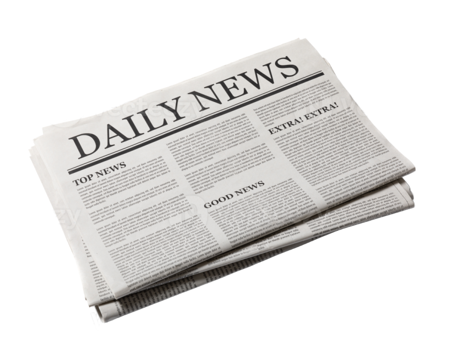 a newspaper with the word daily on it