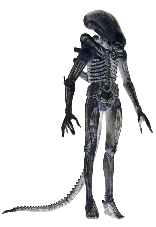 the alien predator figure is shown in this image