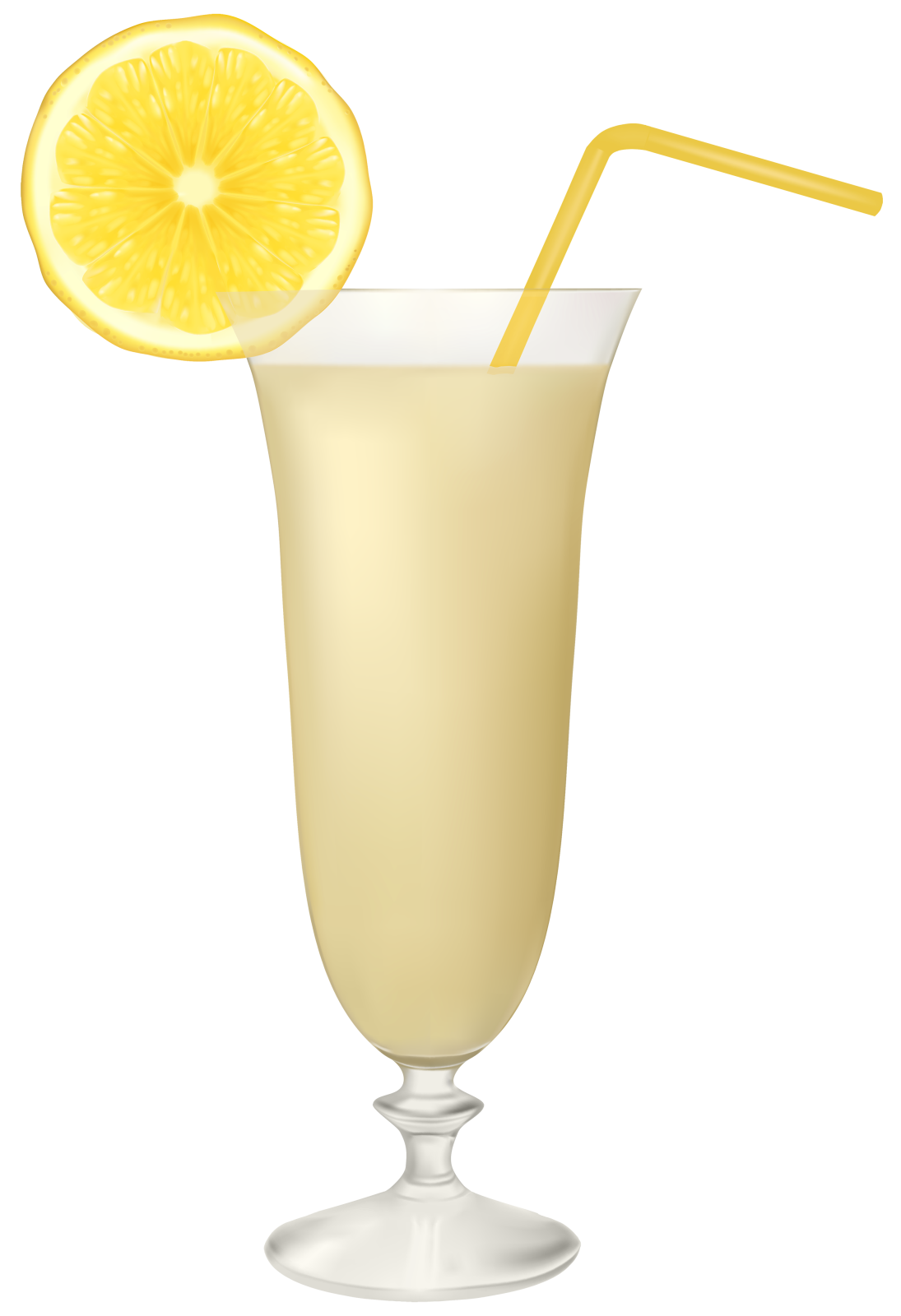 a glass with a drink and a lemon slice