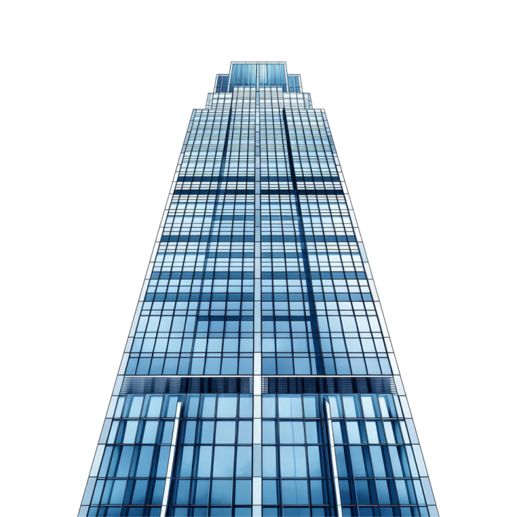 a tall building with many windows on it