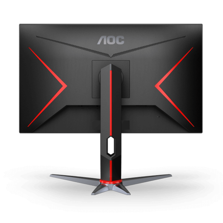 the aoc gaming monitor is shown on a white background
