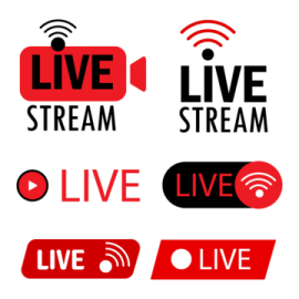 live streaming logo
