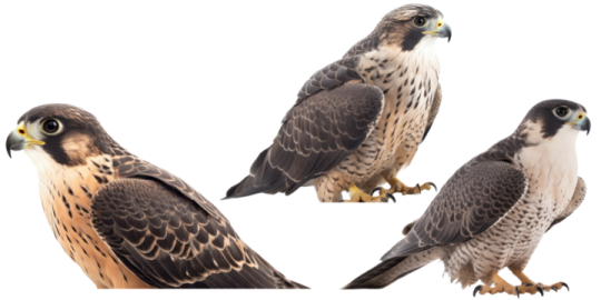 a group of birds sitting next to each other birds